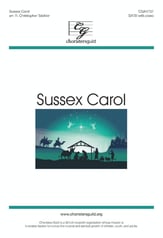 Sussex Carol SATB choral sheet music cover